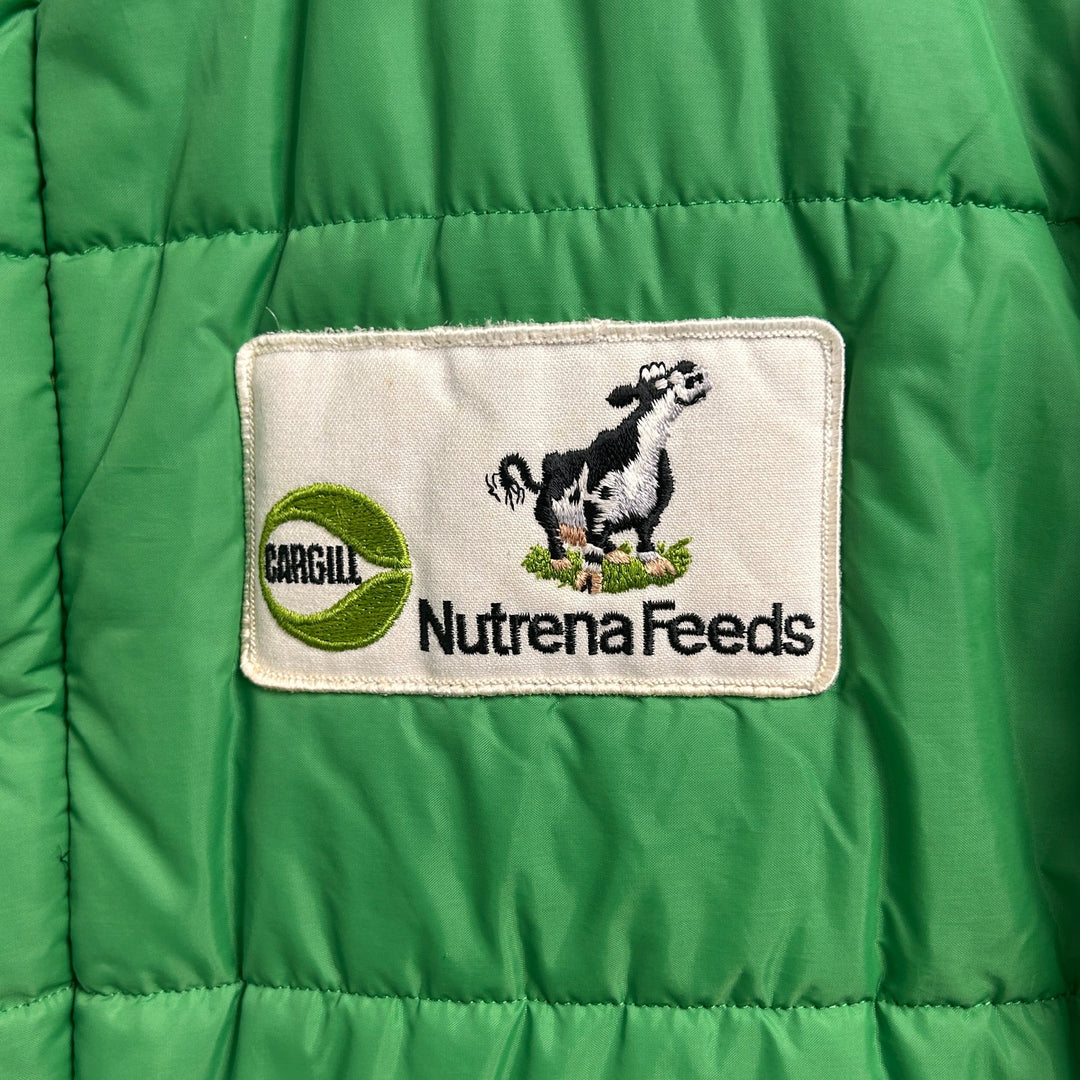 Vintage Nutrena Feeds Green Jacket Size Large