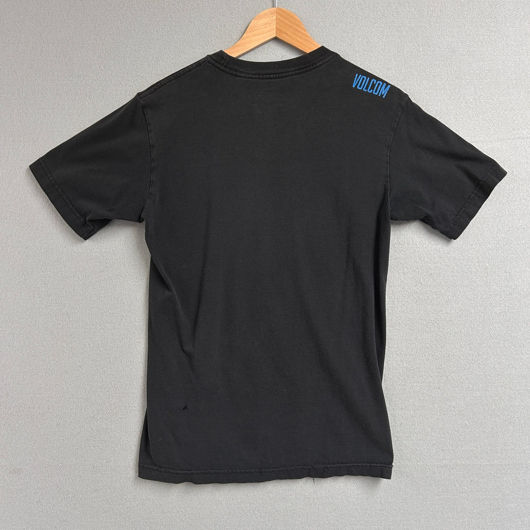 Y2K Volcom Black Surf Logo Tee Men's Size Small