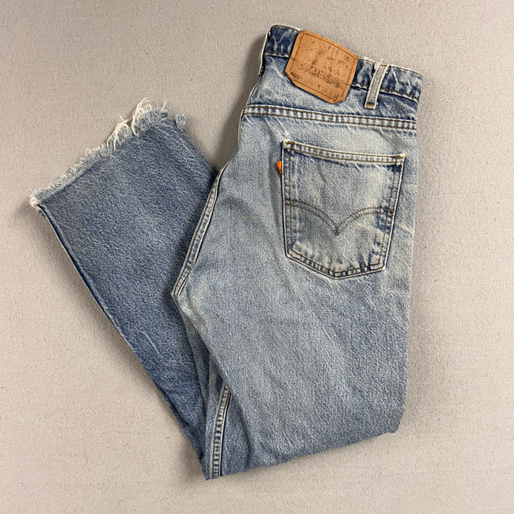Levi's 505 Orange tab Jeans size 32