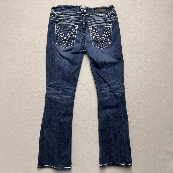 Vigoss Contrast Stitch Bootcut Y2K Style Jeans Size 30x30