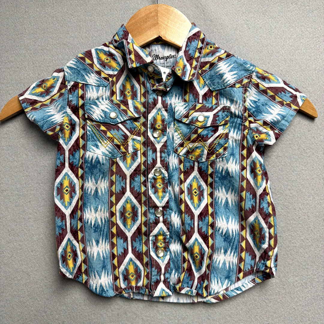 Kids Wrangler Western Shirt Size 2T