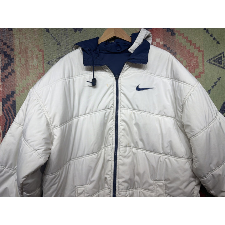 Nike Vintage Reversible Puffer Jacket Large 90s