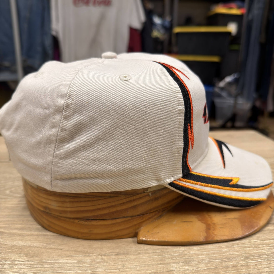 Vintage Y2K Bass Cat Strap Back Hat