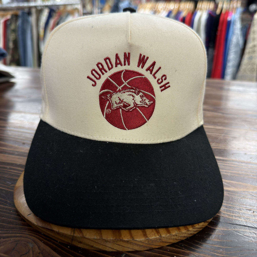 Jordan Walsh Arkansas Basketball Snapback Hat