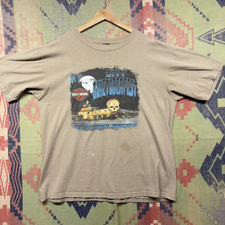 Harley Davidson Biketoberfest 2004 Vintage T Shirt Size Large 2000s