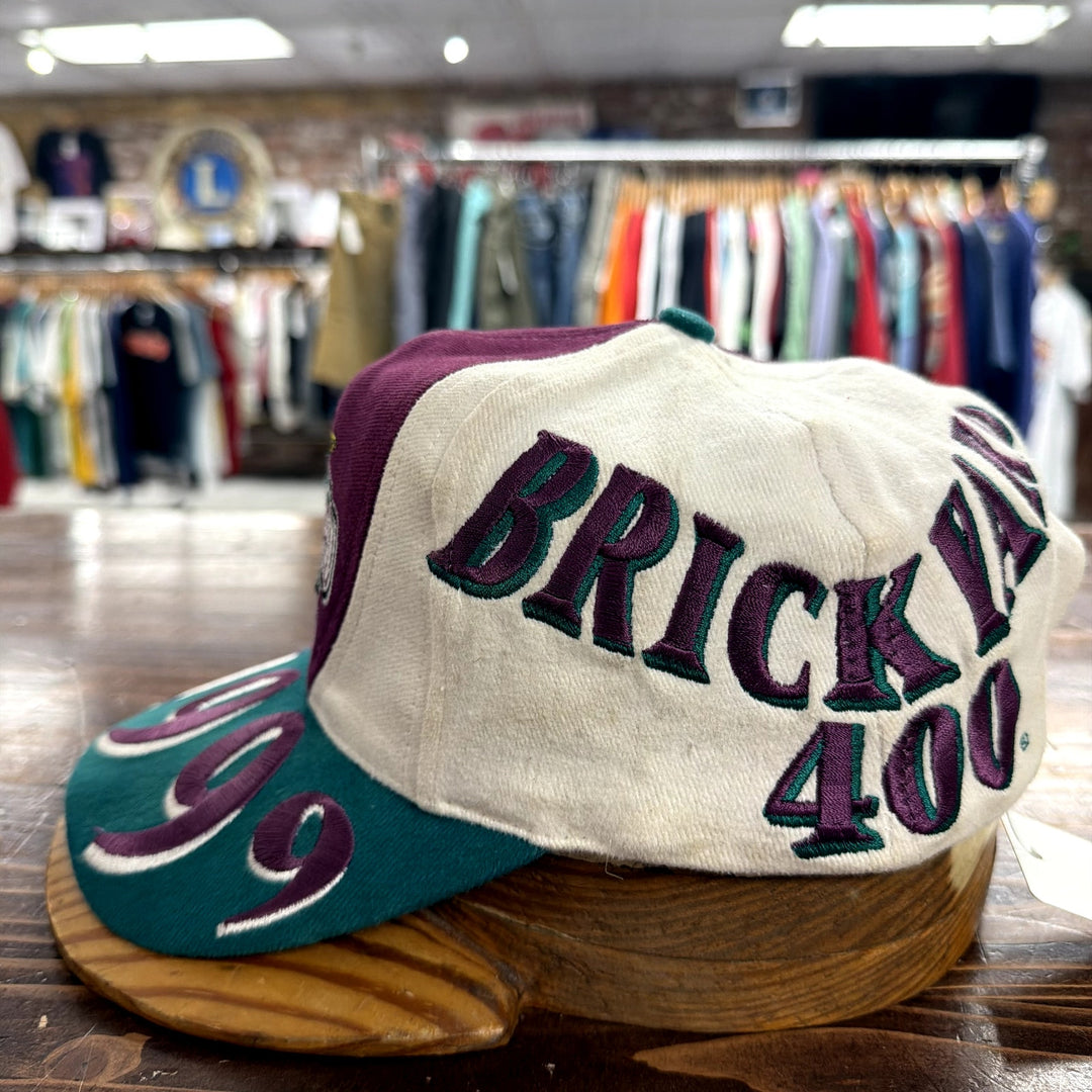 Vintage Brickyard 400 1999 Nascar Racing Snapback Hat