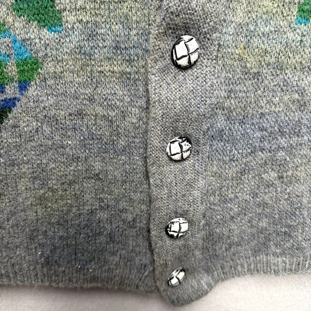 Vintage Pendleton Aztec Shawl Collar Cardigan Sweater Size Large