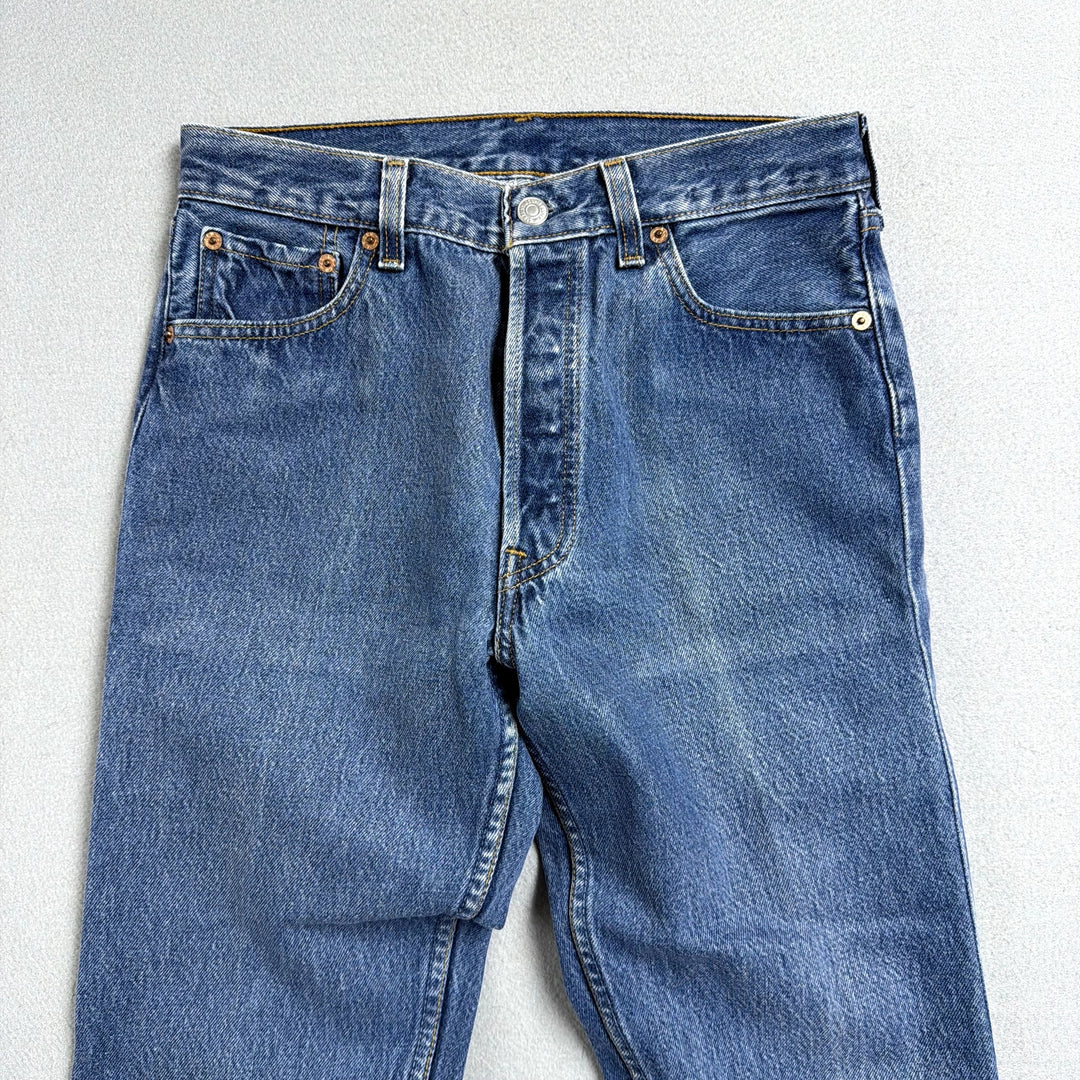 Vintage Levi's 501 Made in USA Button Fly Jeans Size 29