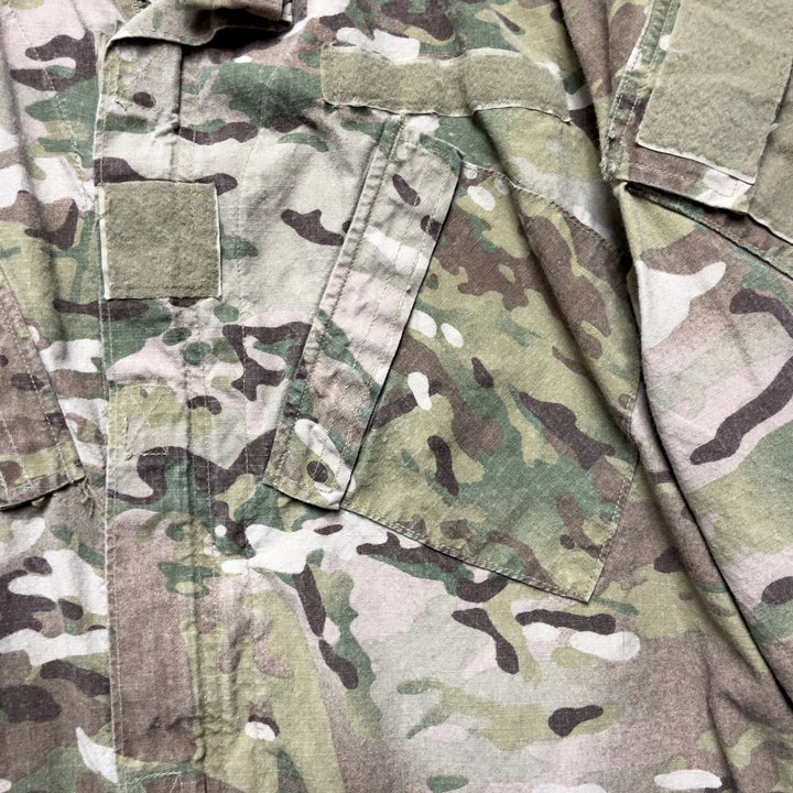 Men's Camo Military BDU Button Up Long Sleeve SI Shirt XXL