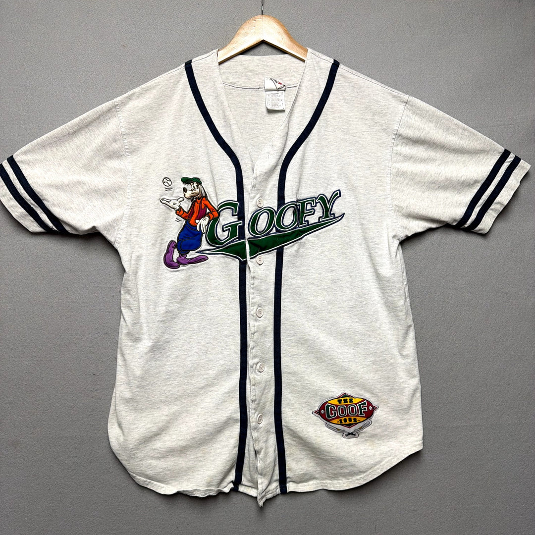 Vintage Goofy Disney Baseball Jersey Size Large