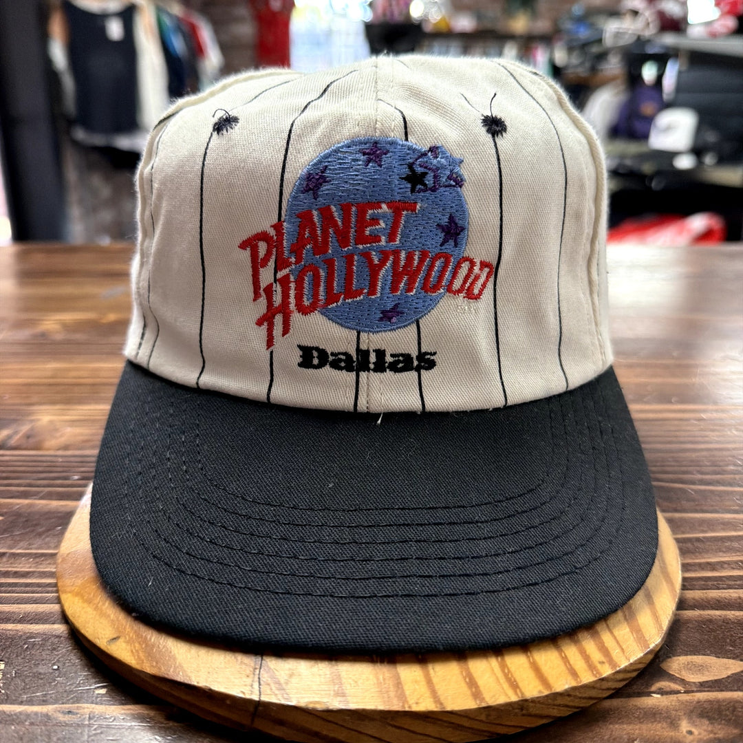 Vintage Planet Hollywood Pinstripe Snapback Hat