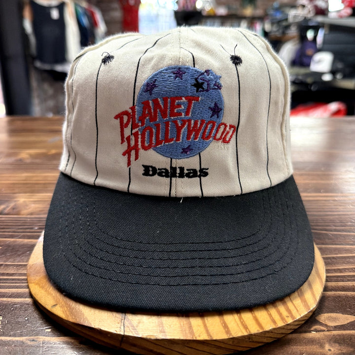 Vintage Planet Hollywood Pinstripe Snapback Hat