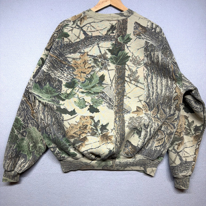 Vintage Jerzees Realtree Camo Sweatshirt Size XL