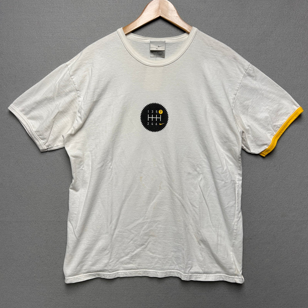 Vintage Nike Cycling Ringer T shirt Size XL