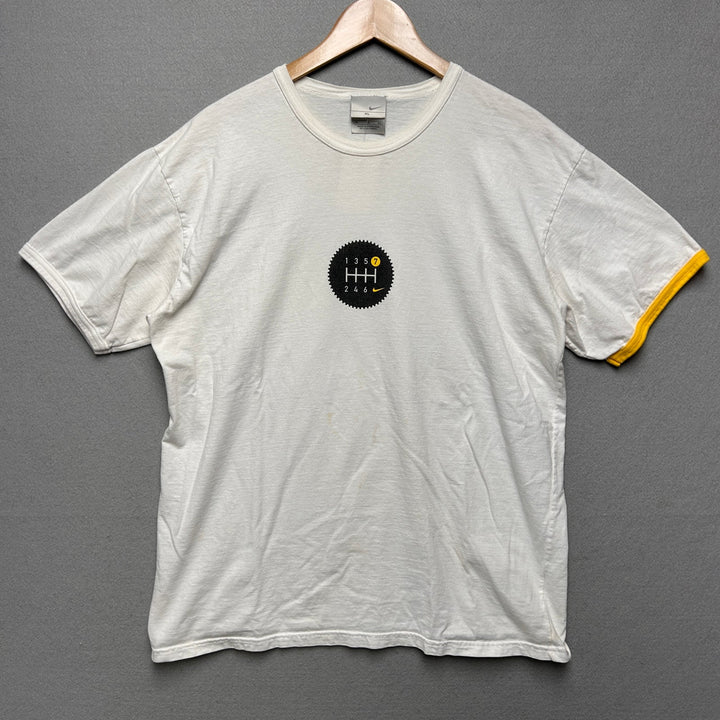 Vintage Nike Cycling Ringer T shirt Size XL