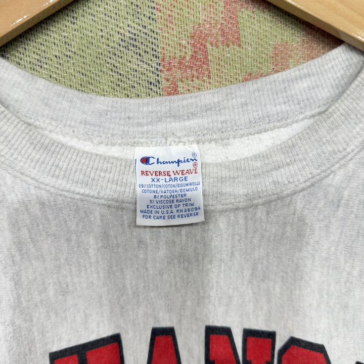 Champion University of Arkansas Vintage Reverse Weave Sweatshirt Size XXL 90s