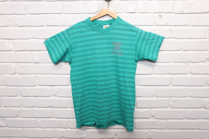 90s camp tanako striped tee size medium