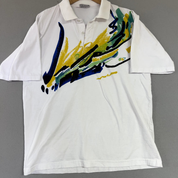 Vintage Boss International Polo Shirt Size XL