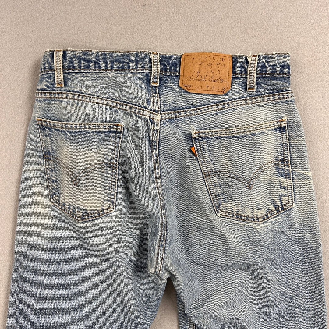 Levi's 505 Orange tab Jeans size 32