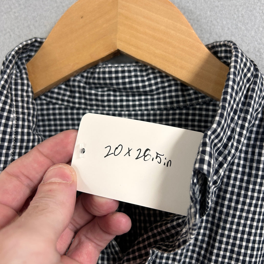 Polo Ralph Lauren Black Gingham Plaid Shirt Size Small