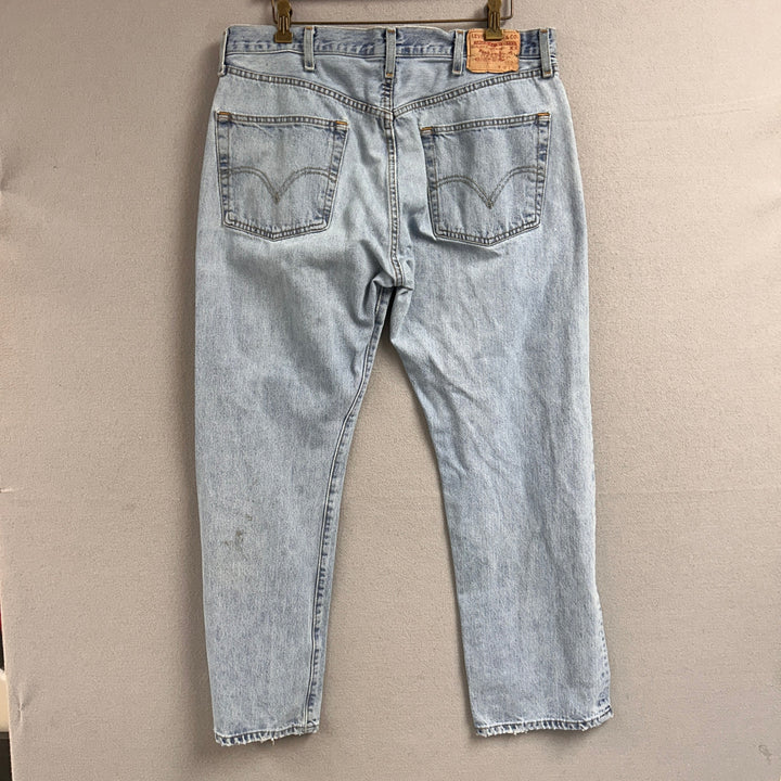 Vintage Levi's 501 Light Wash Denim Jeans Size 36X30