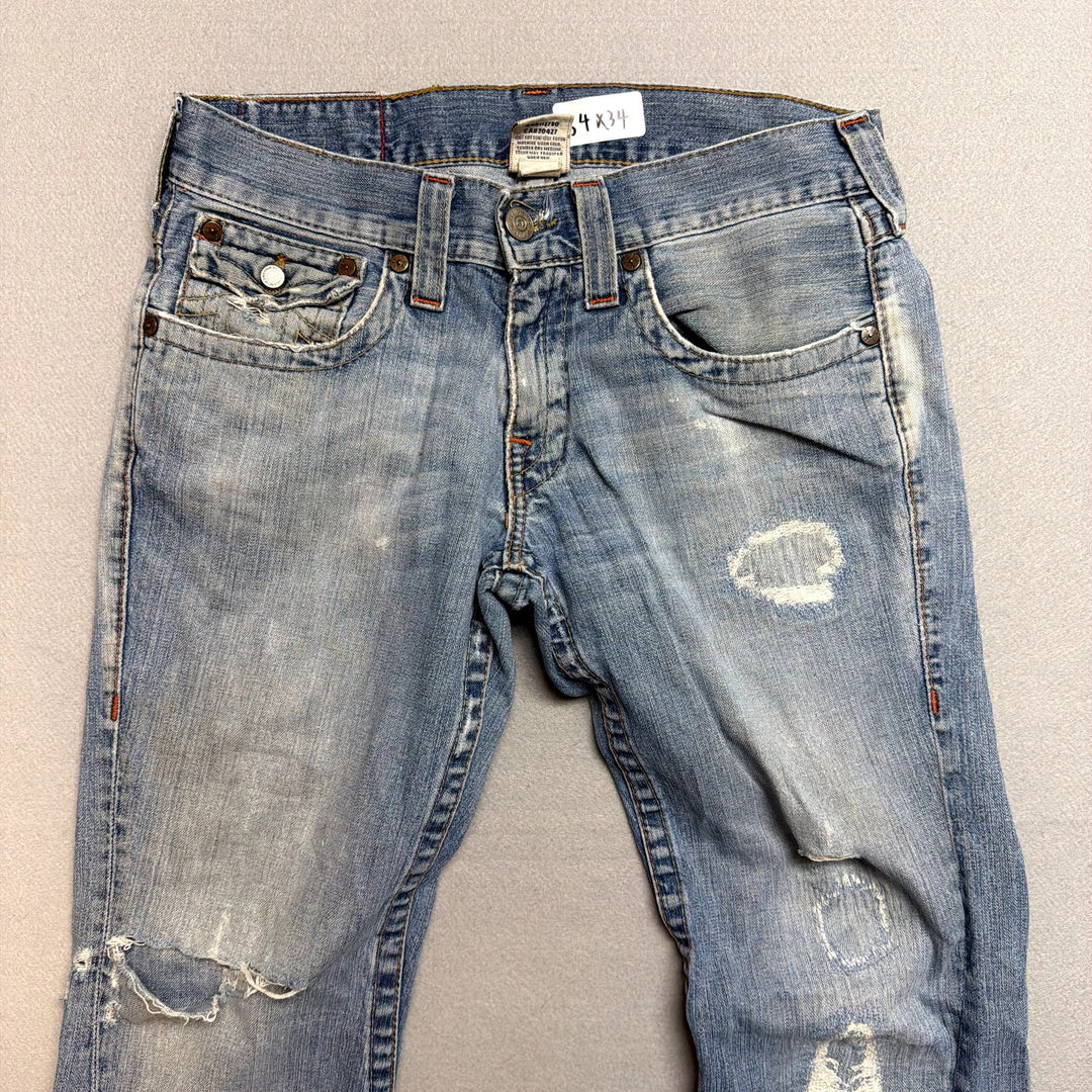 Vintage True Religion Joey Flared Jeans Size 34
