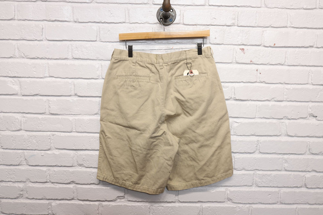 90s bugle boy tan shorts size 32/10.5