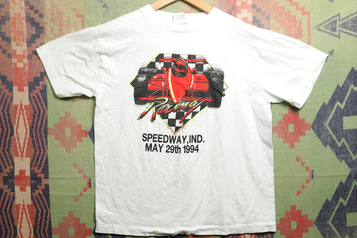 Speedway Indiana Racing Vintage T Shirt XL 90s