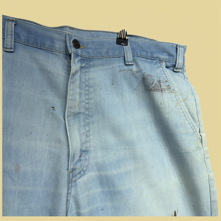 Vintage Levis Orange Tab 80s Paint Splatter Jeans Size 39