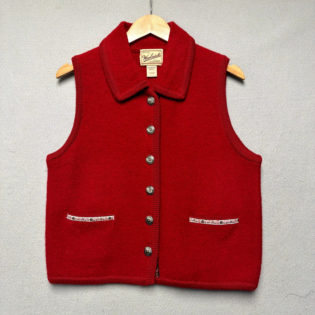 Vintage Woolrich Womens Vest Size Small