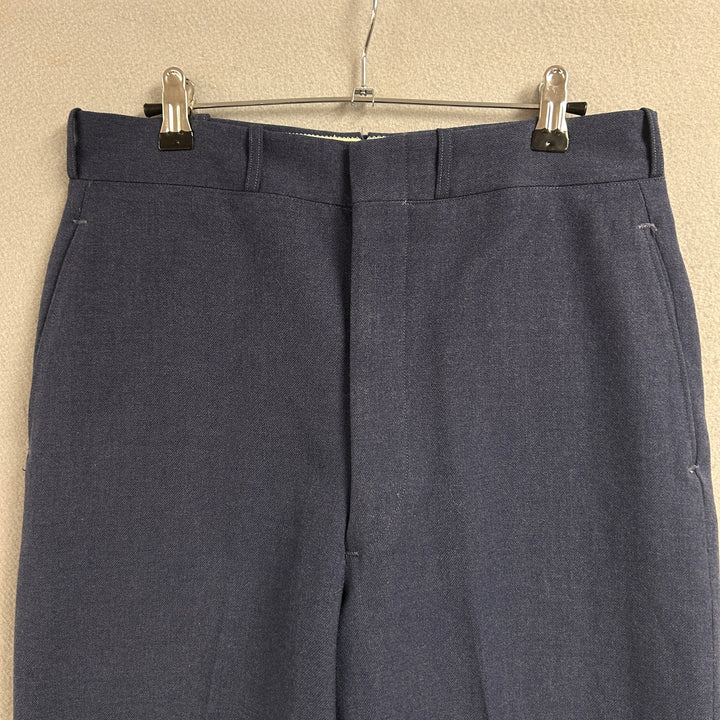 Vintage 1967 US Military Blue Wool Trousers Size 30X32
