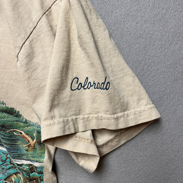 Vintage All Over Print Trout Fish T Shirt size XXL