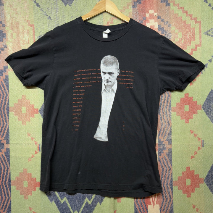 Justin Timberlake Vintage Tour T Shirt Size Medium 2000s