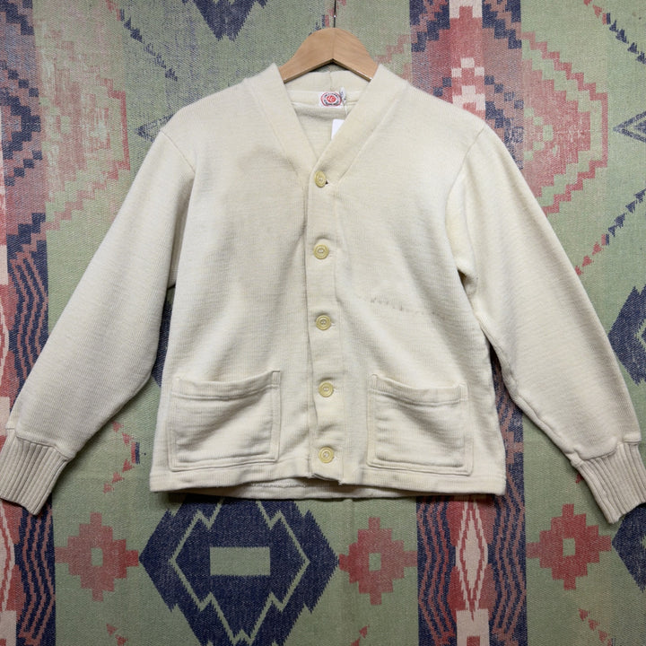 Lowe and Campbell Vintage Cardigan Sweater Size Medium 50s
