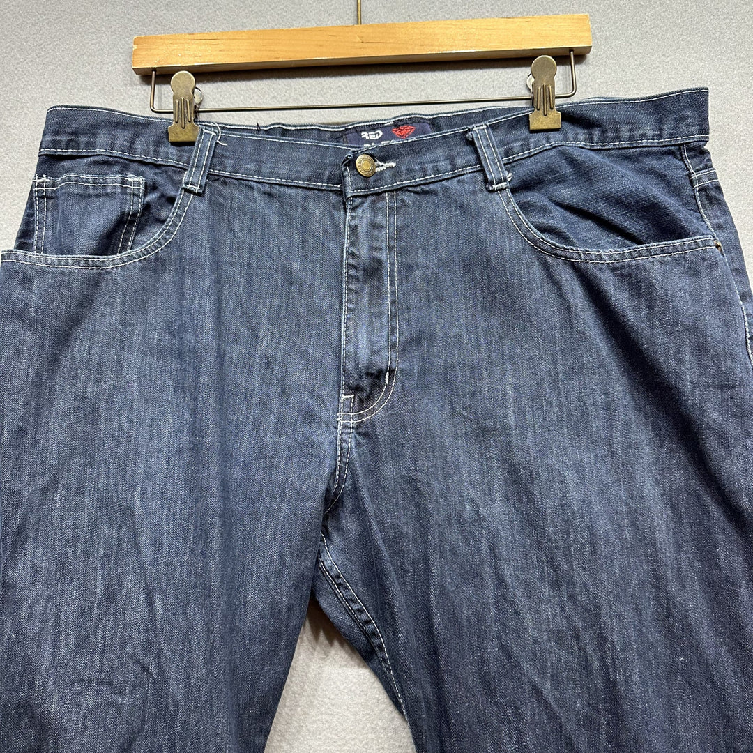 Vintage Y2K Red Diamond  Jeans Size 40