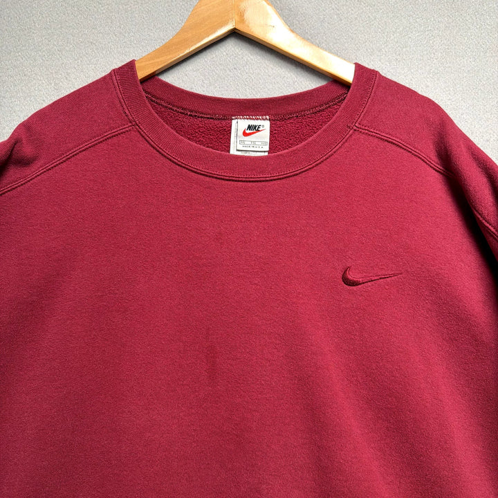 Vintage Nike Monochrome Swoosh Sweatshirt Size XXL