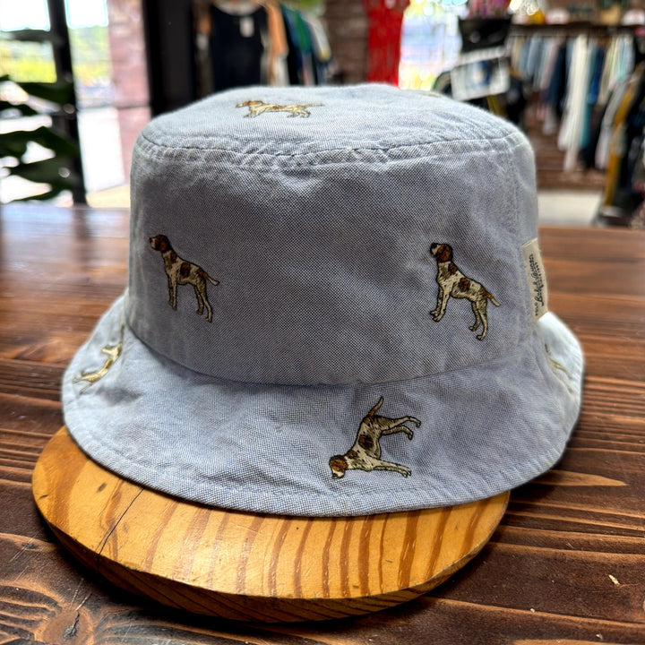 Polo Ralph Lauren Embroidered Dog Bucket Hat Size L/XL