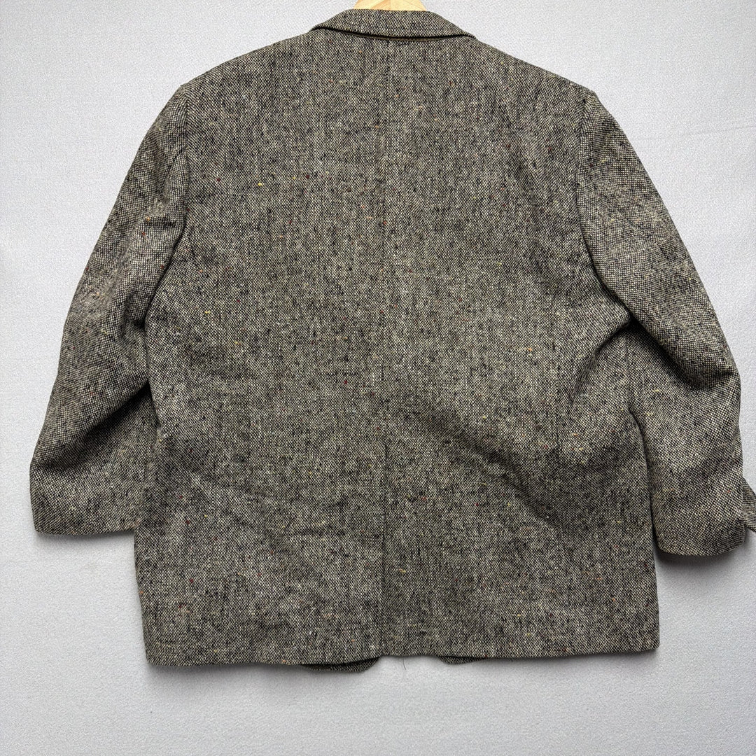 Vintage Brooks Brothers Speckled Tweed Blazer Size XL