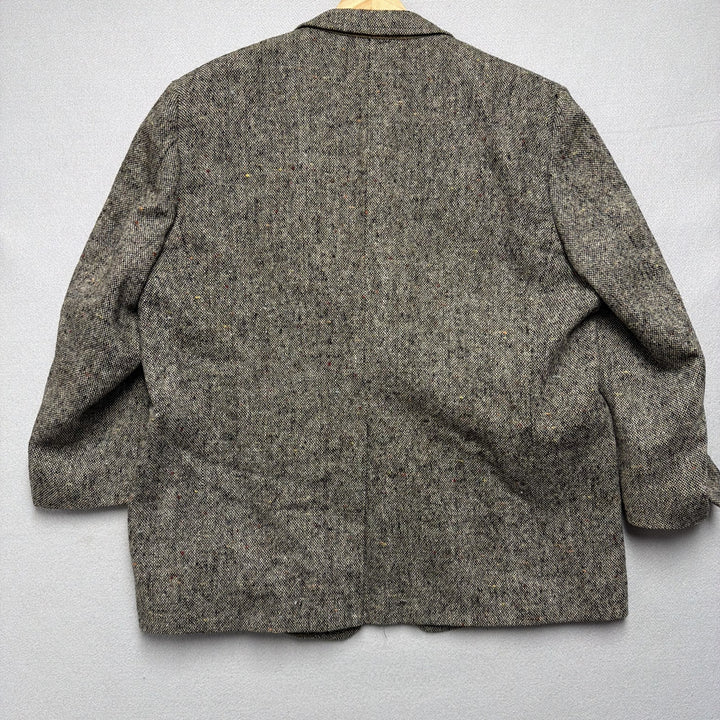 Vintage Brooks Brothers Speckled Tweed Blazer Size XL
