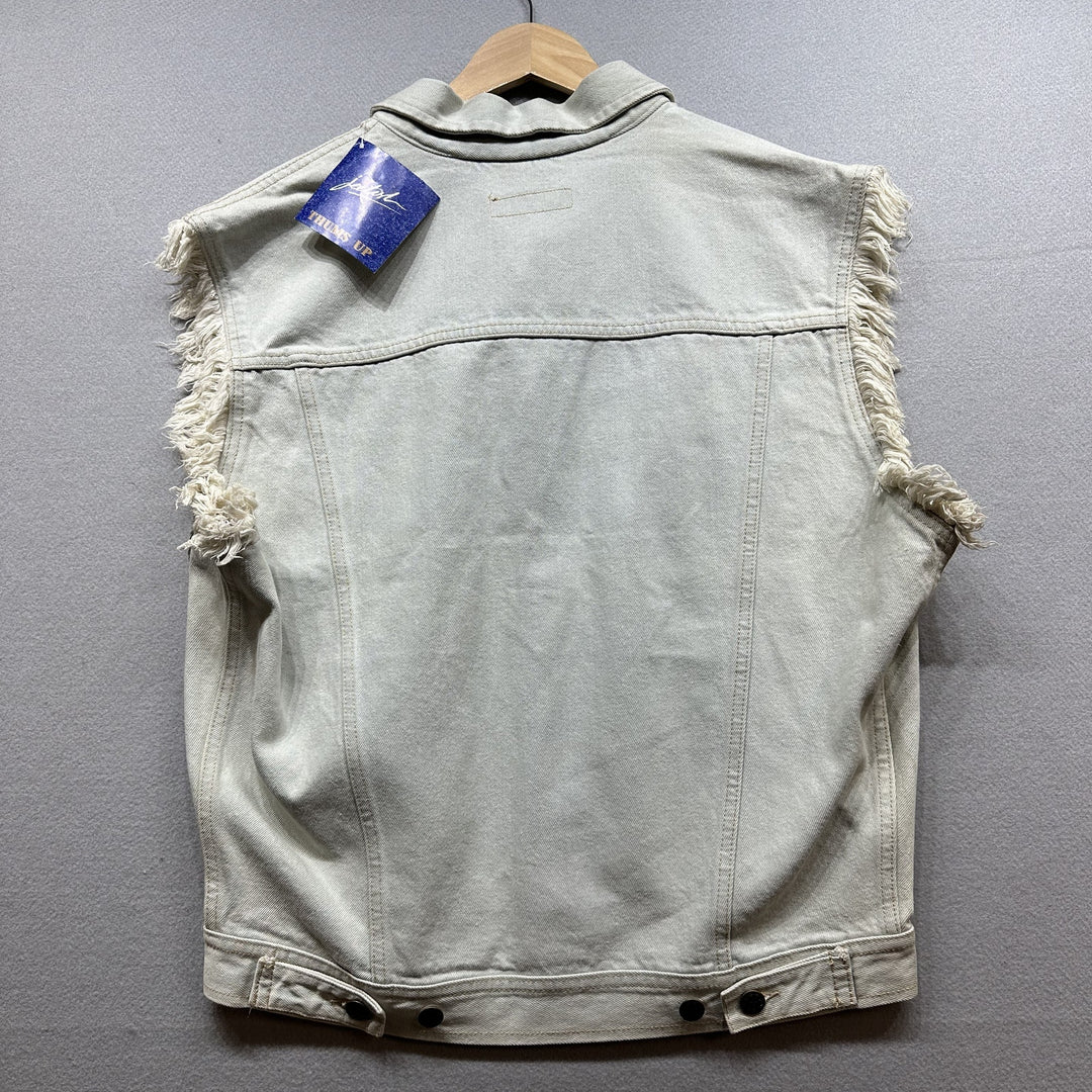 Vintage Thums Up Denim Vest Size Medium