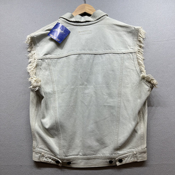 Vintage Thums Up Denim Vest Size Medium