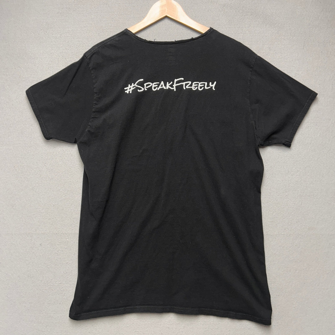 Frog Speak Freely T Shirt size Large