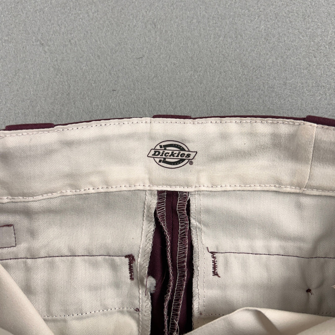 Dickies burgundy Work Pants Size 28