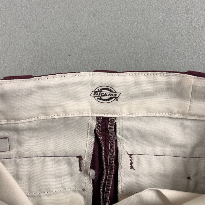 Dickies burgundy Work Pants Size 28