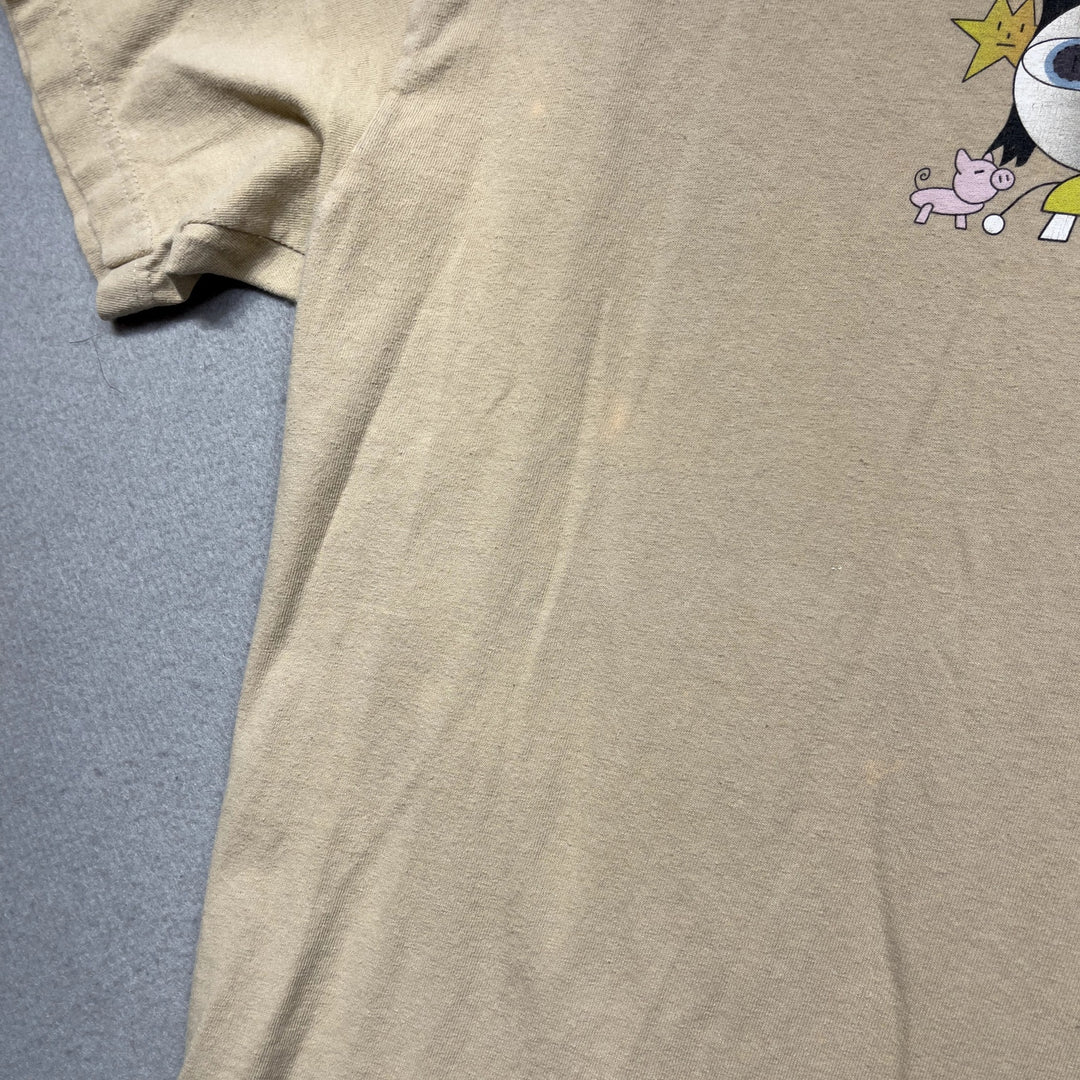 Frog Skateboards Distressed T Shirt Size Large