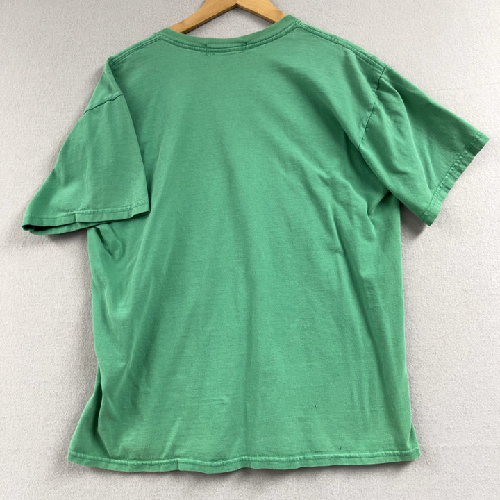 Vintage Y2k Houndstooth Clothing Company Green Logo Shirt Large
