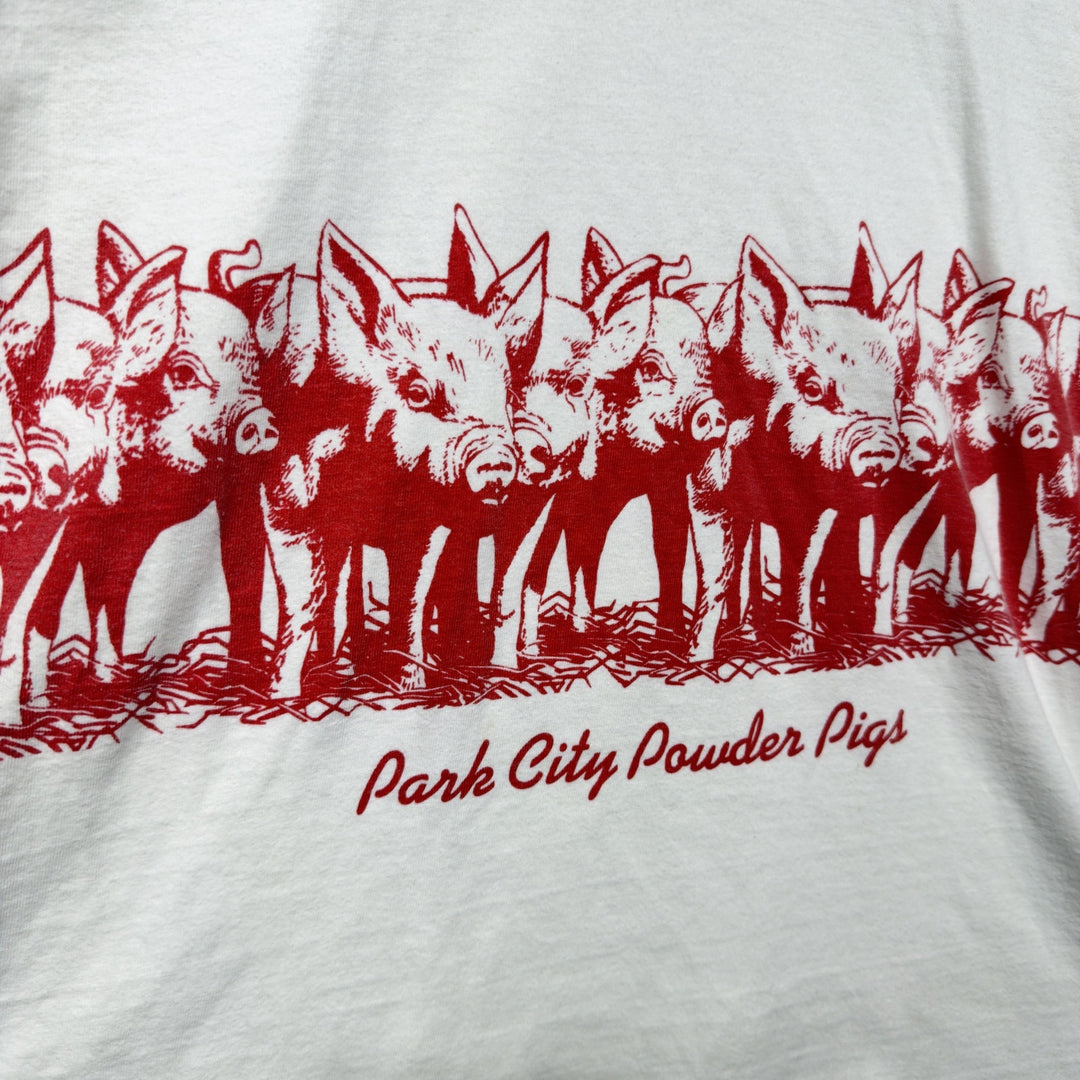 Crazy Shirts Powder Pigs Vintage T Shirt Size XL 90s