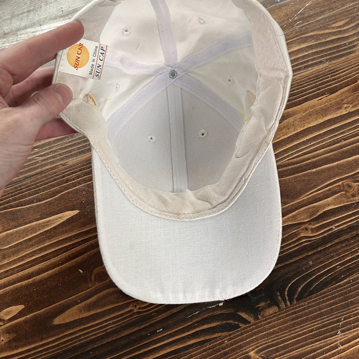 Vintage Y2K Spring River Combine Flames Strap back Hat