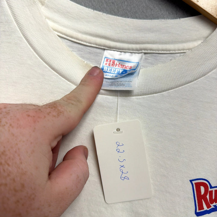 Vintage Ruffles Monday Night Football T Shirt Size XL