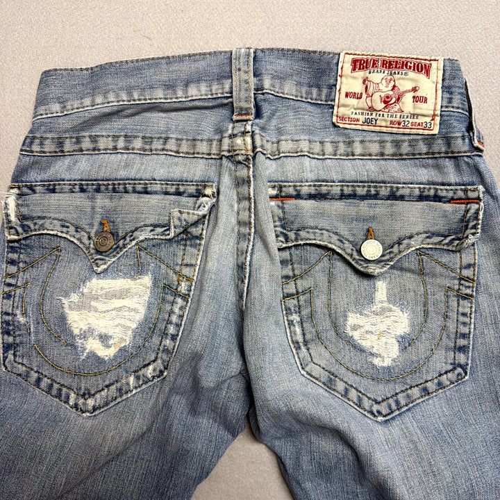 Vintage True Religion Joey Flared Jeans Size 34